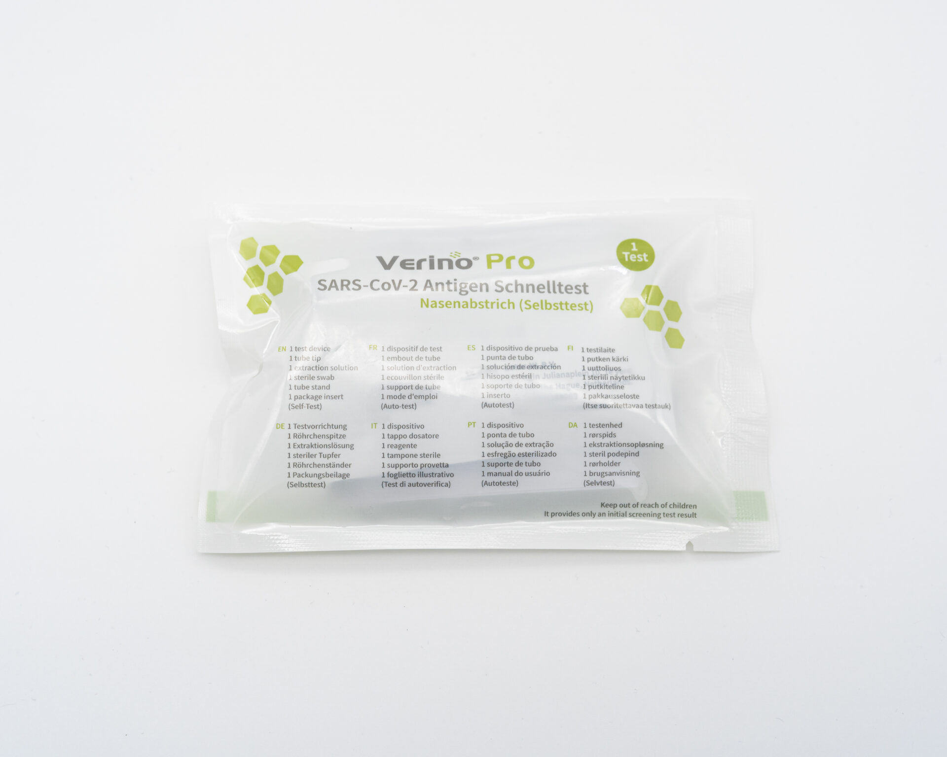 Verino® Pro SARS-CoV-2 Antigen Schnelltest Einzel Softpack